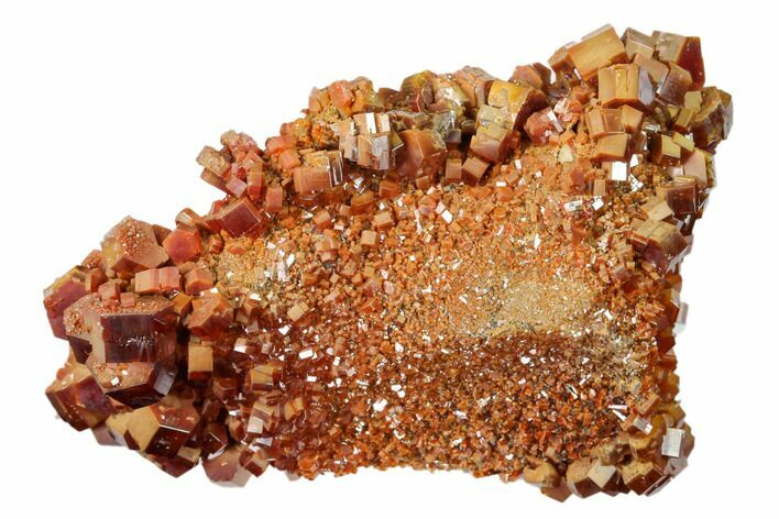 Deep Red Vanadinite Crystal Cluster - Morocco #157042